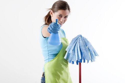 Professional deep cleaning in a Finchley home kitchen