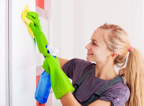 Upholstery cleaning for a fabric sofa in Finchley