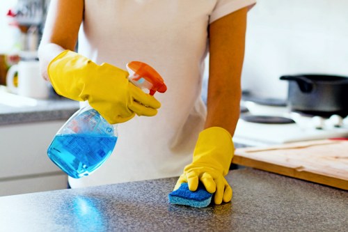 A local technician carrying out mattress cleaning in Finchley