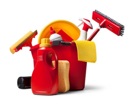 Cookie policy compliance illustration for a cleaning business